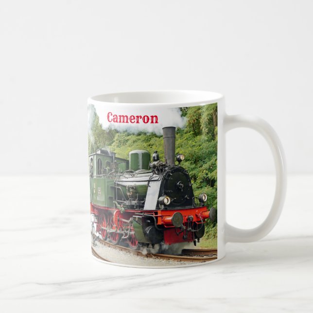 Personalised Steam Locomotive Coffee Mug (Right)