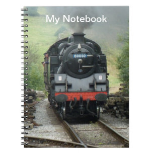 Personalised Steam Train Notebook