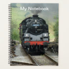 Personalised Steam Train Notebook