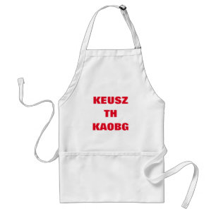 Personalised Steno Kiss the Cook Court Reporting Standard Apron