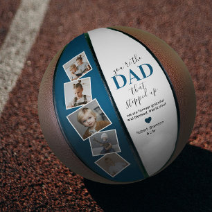Personalised Stepdad Photo Basketball Gift