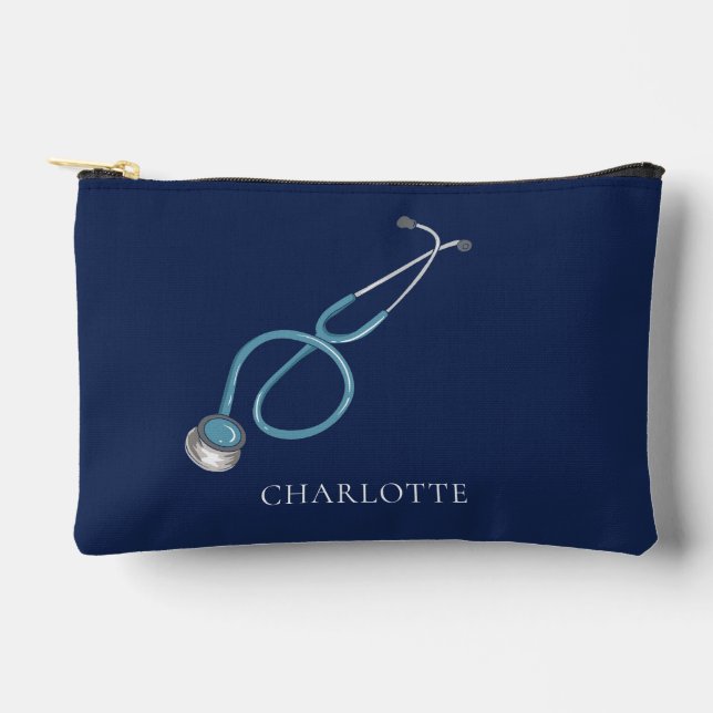 Personalised Stethoscope Medical Doctor Accessory Pouch (Front)