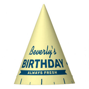 Personalised Stick of Butter Birthday Party Hat