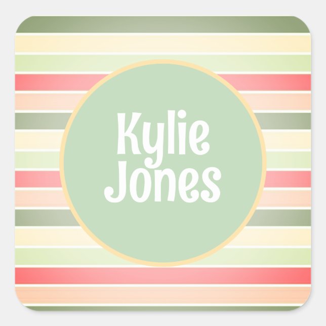 Personalised stickers  (Front)