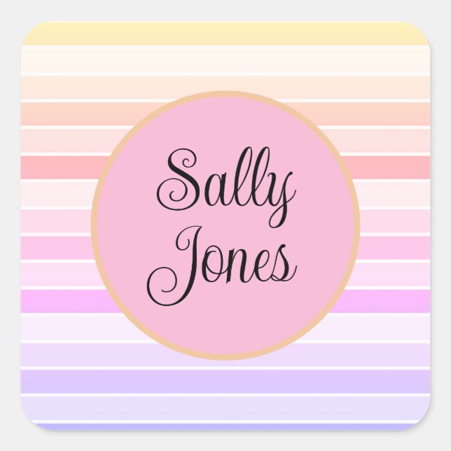 Personalised stickers  (Front)