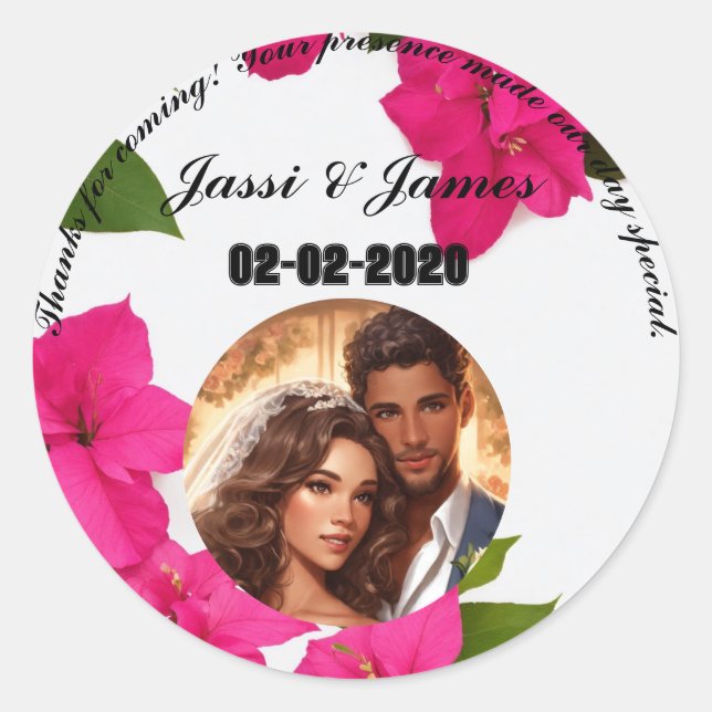 Personalised Stickers for gratitude (Front)