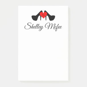 Personalised Stilettos Post-it Notes