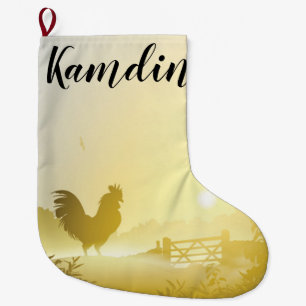 Personalised Stocking Sunny Morning Farm Country R