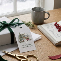 Personalised Storybook Cottage Christmas