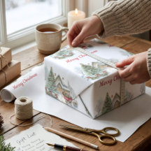 Personalised Storybook Cottage Christmas