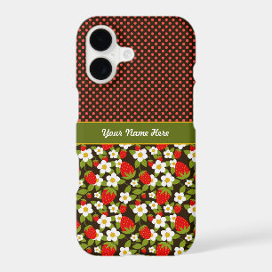 Personalised Strawberry Patch iPhone 7 Pluse Case
