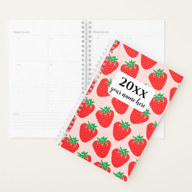 Personalised Strawberry Planner (Display)