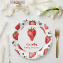 Personalised Strawberry Sweet Baby Shower