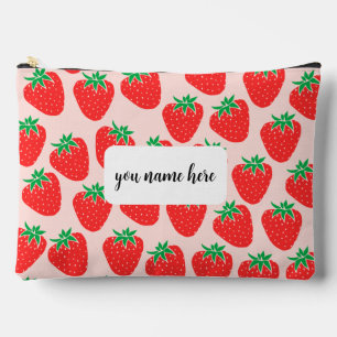 Personalised Strawberry Toiletry Bag