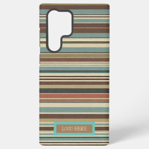 Personalised  Striped  Samsung Galaxy Case