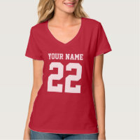Personalised striped womens football jersey shirts