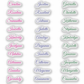 Personalised Student Name Script for School
