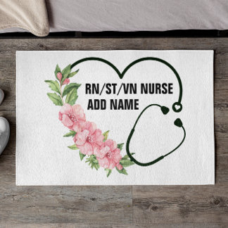 Personalised Student-Registered-Veteran Nurse Name Doormat