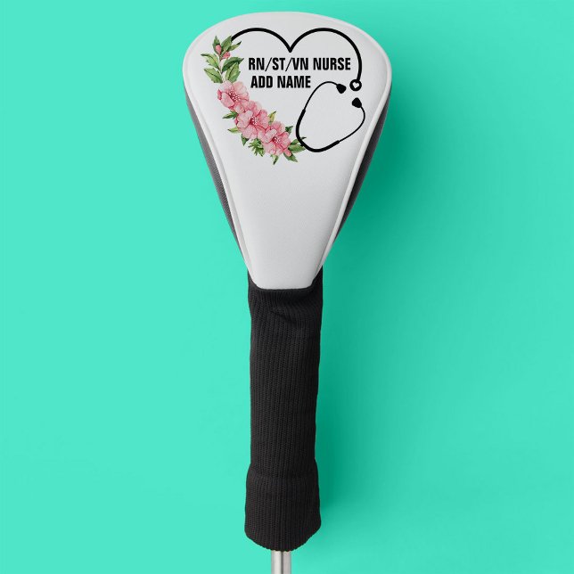 Personalised Student-Registered-Veteran Nurse Name Golf Head Cover (Creator Uploaded)