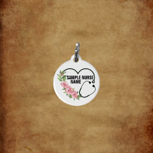 Personalised Student-Registered-Veteran Nurse Name Pet Tag