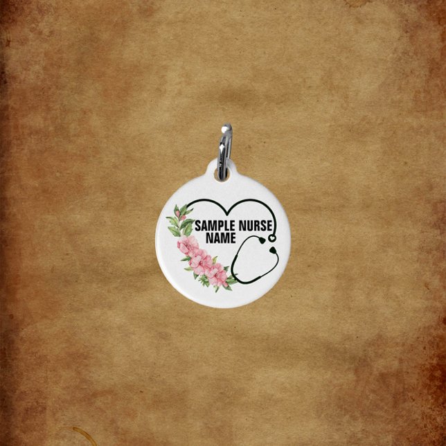 Personalised Student-Registered-Veteran Nurse Name Pet Tag (Creator Uploaded)