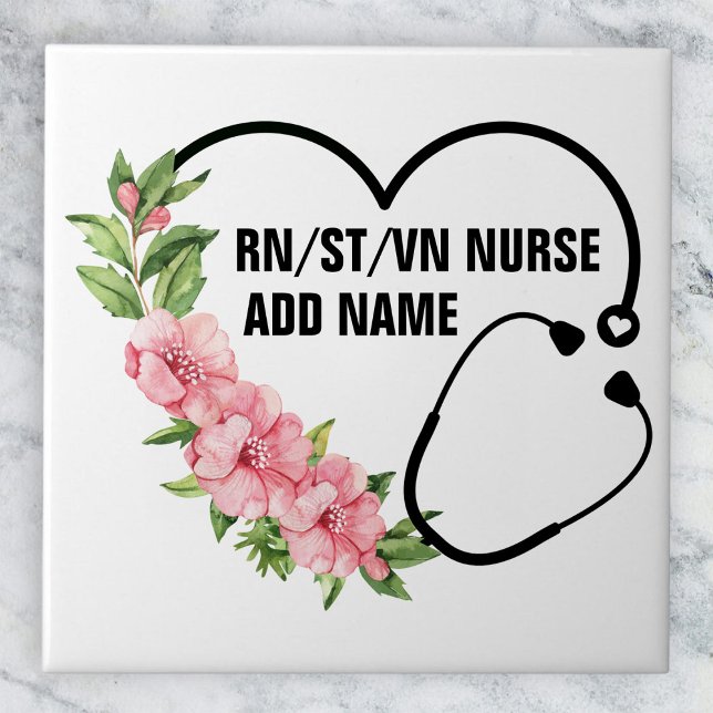 Personalised Student-Registered-Veteran Nurse Name Tile (Creator Uploaded)