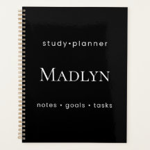 Personalised Study  Weekly Planner 