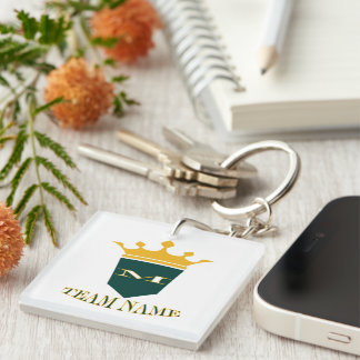 Personalised Stylish Custom Team Name Key Ring