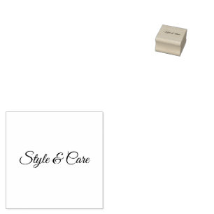 Personalised Stylish Font Wood Art Name Stamp