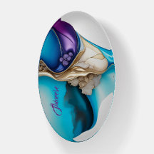 Personalised stylish in blue and gold