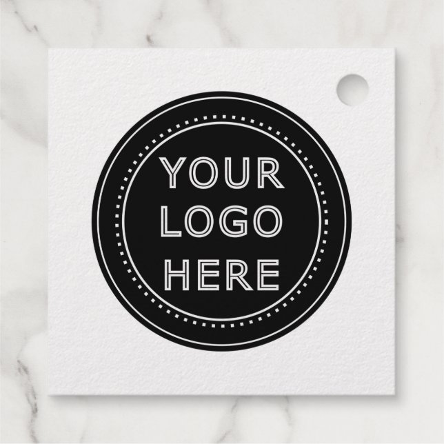 Personalised, stylish, modern & minimal favour tags (Back)