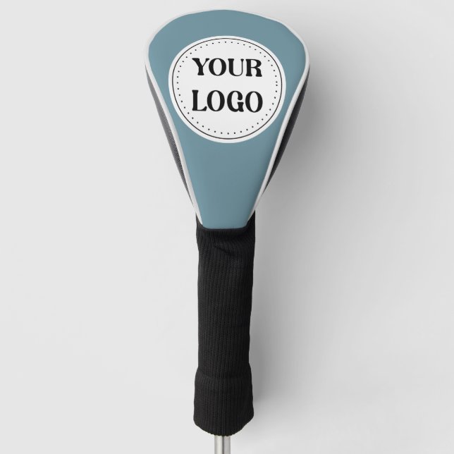 Personalised, stylish, modern & minimal golf head cover (Front)