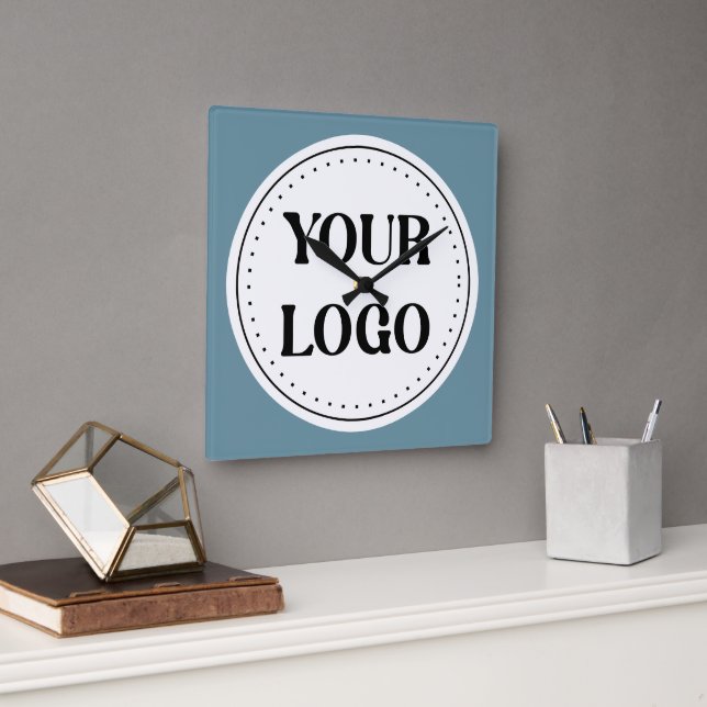 Personalised, stylish, modern & minimal square wall clock (Office)