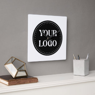 Personalised, stylish, modern & minimal square wall clock