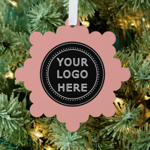 Personalised, stylish, modern & minimal tree decoration card