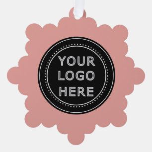 Personalised, stylish, modern & minimal tree decoration card