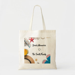 Personalised Summer Beach Frame Template Tote Bag