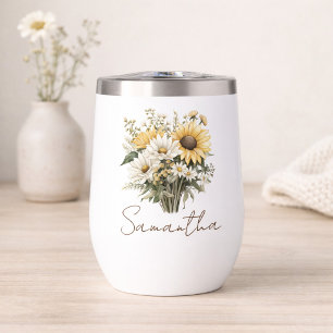 Personalised Summer Daisy Bouquet Name