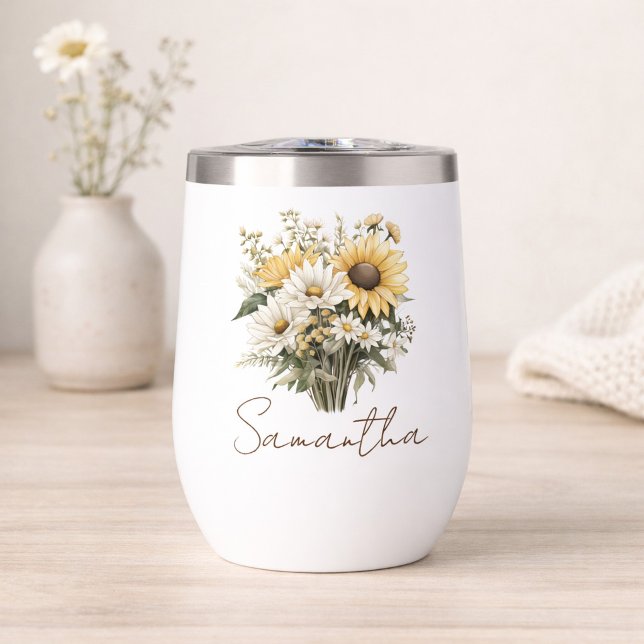 Personalised Summer Daisy Bouquet Name (Creator Uploaded)