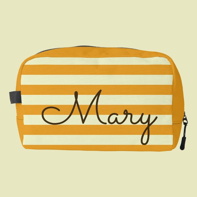 Personalised Summer Stripes Cosmetic Bag (Creator Uploaded)