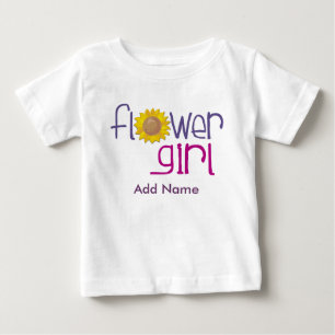 Personalised Sun Flowergirl T-shirts