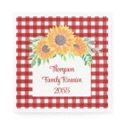Personalised Sunflower Family Reunion