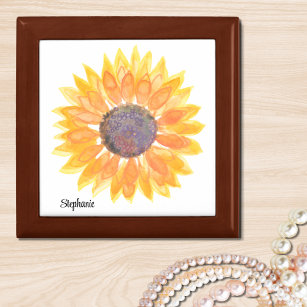 Personalised Sunflower Gift Box
