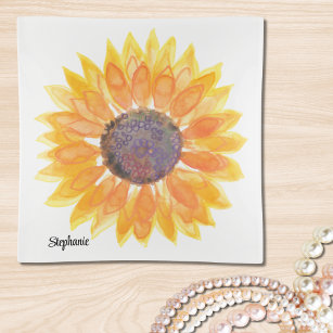 Personalised Sunflower Trinket Trays