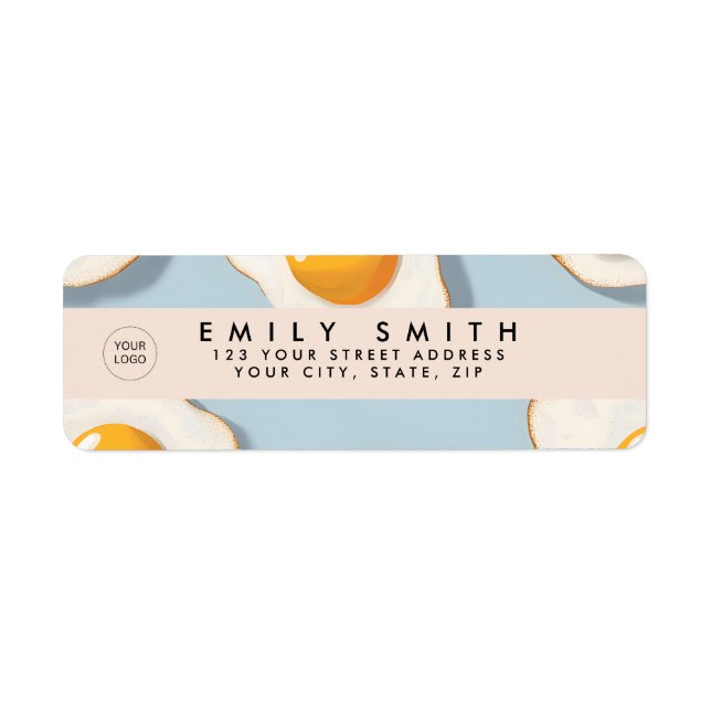 Personalised Sunny Side Up Egg Pattern (Front)