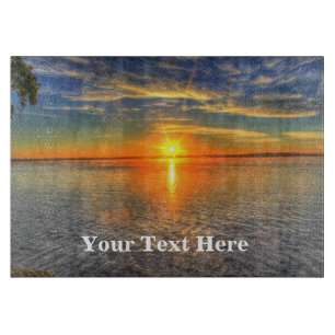 Personalised Sunrise Chopping Board