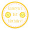 Personalised Sunshine 1st Birthday Sticker