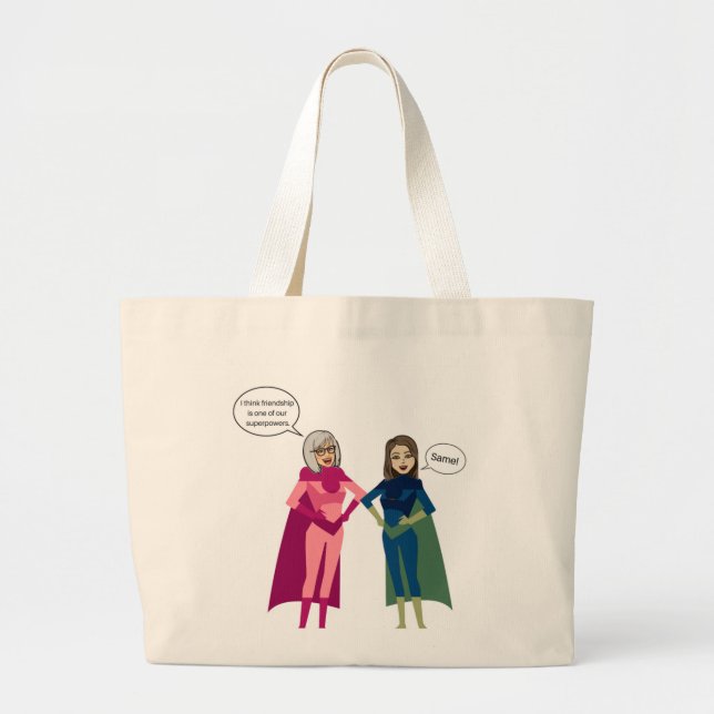 Personalised Super Friends Tote Bag (Front)