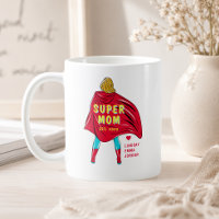 Personalised Super Mum Mug | Custom Kids Names