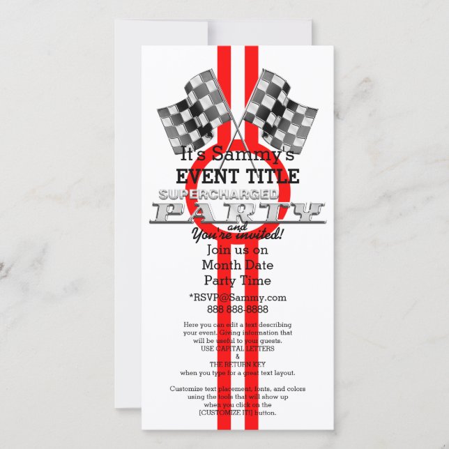 Personalised Supercharged Performance Party (Front)